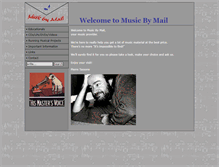 Tablet Screenshot of musicbymail.dk