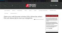 Desktop Screenshot of musicbymail.net