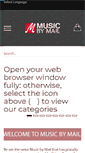 Mobile Screenshot of musicbymail.net