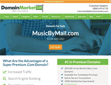 Tablet Screenshot of musicbymail.com